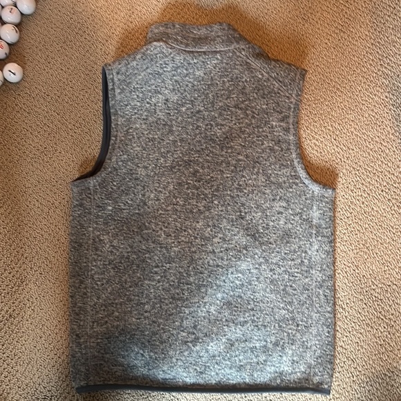 Mens Large Polo Vest / Heather Grey - Picture 5 of 5